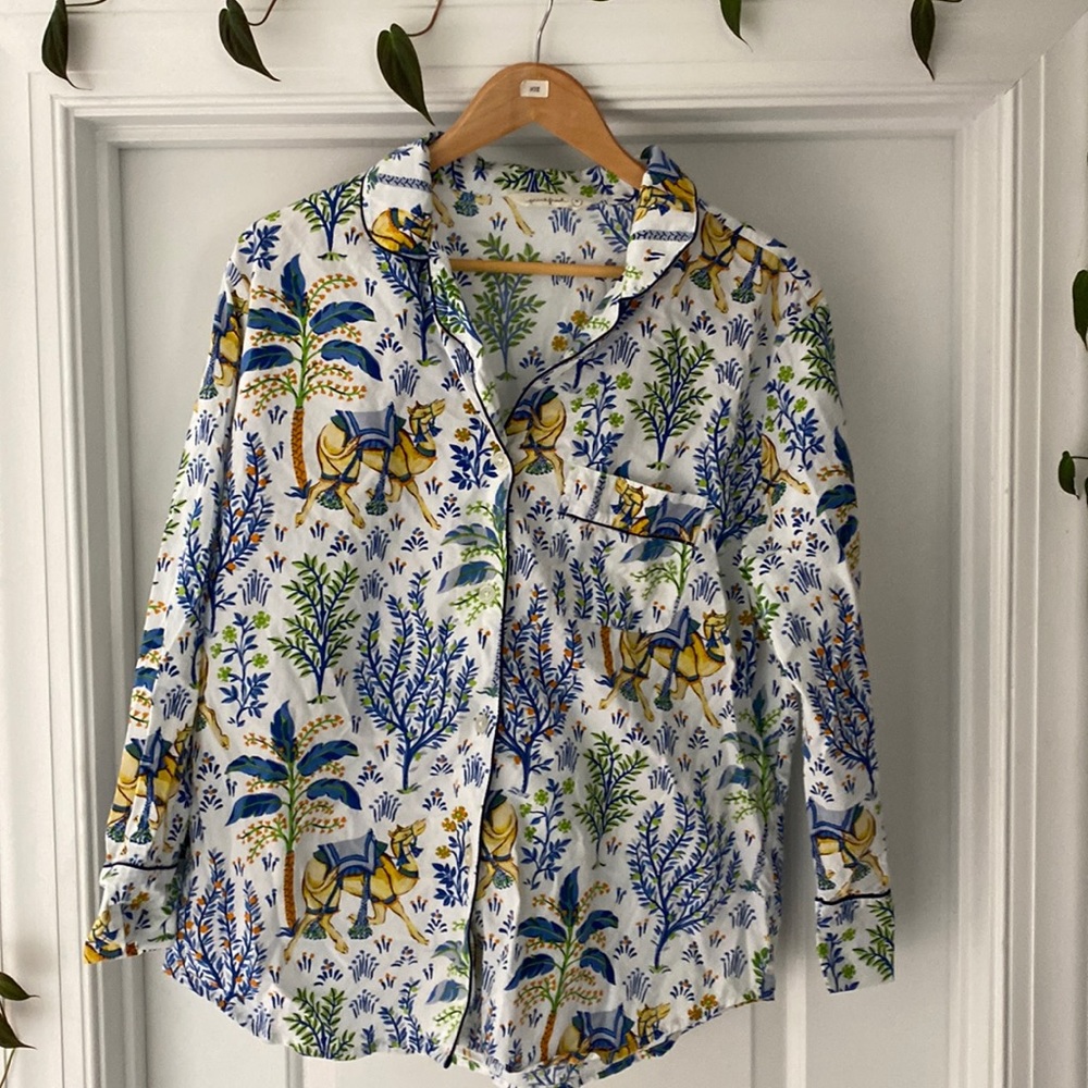 Printfresh long sleeve pajamas and matching pants set